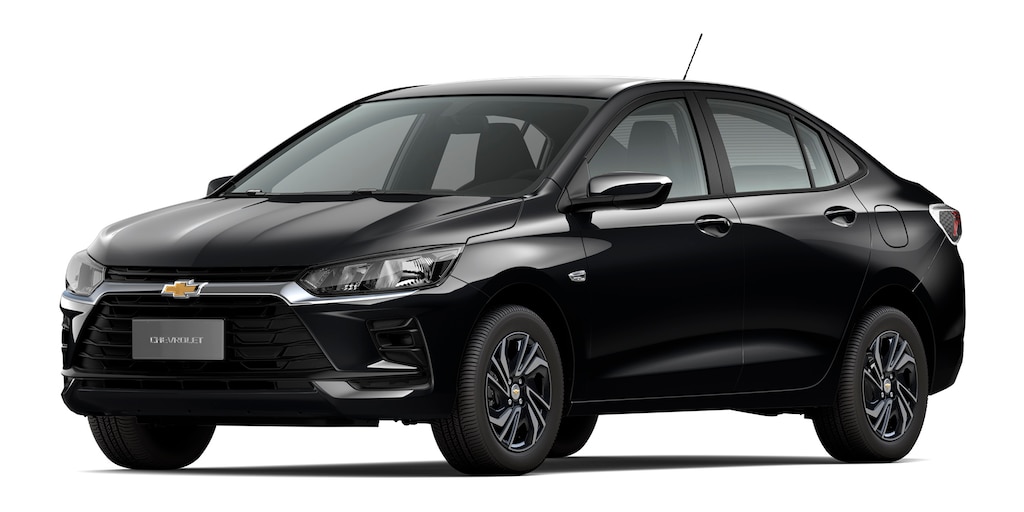 Chevrolet Onix Plus AT cor Preto Ouro Negro